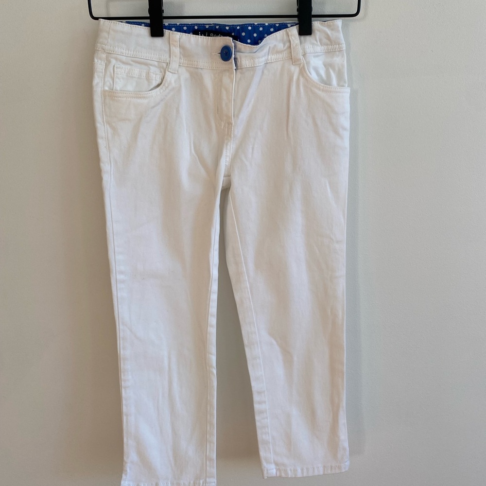Mini Boden White‎ Crop Pants - Picture 5 of 5